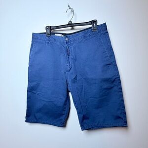 Volcom Men's Navy Flat Front Shorts